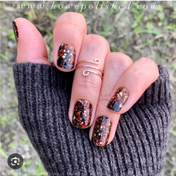 *Rare, HTF* Color Street: Thanks a Million | Fall Thanksgiving Red Orange Gold - Picture 8 of 10